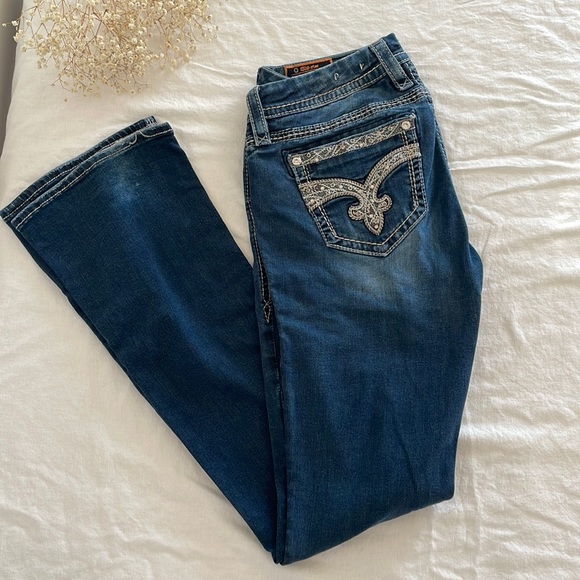 COPY - Rock Revival Jeans. Size 29 long. Tansy Mid Rise Curvy Boot - Picture 1 of 8